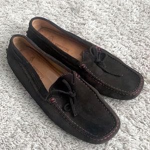 Tods Tod’s for Ferrari brown suede leather gommino driving moccasin loafer 9.5